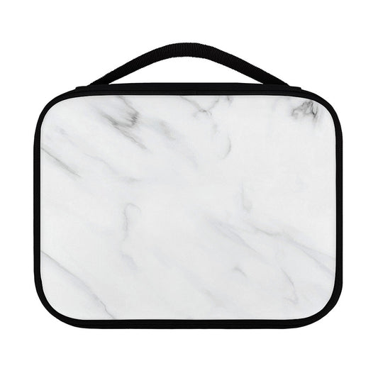 White Marble Print Classic Bible Case