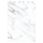 White Marble Print Curtain