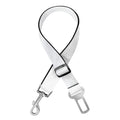 White Marble Print Dog Seat Belt