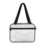 White Marble Print Double Strap Bible Bag