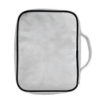 White Marble Print Front Pocket Bible Bag
