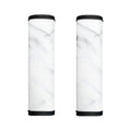 White Marble Print Handle Covers