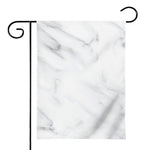 White Marble Print House Flag
