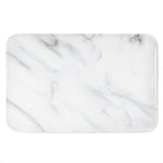 White Marble Print Indoor Door Mat