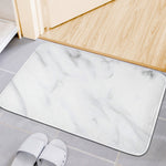 White Marble Print Indoor Door Mat