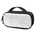 White Marble Print Insulin Cooler Travel Case