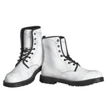 White Marble Print Backpack