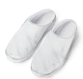 White Marble Print Mesh Casual Shoes