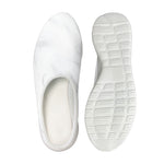 White Marble Print Mesh Casual Shoes