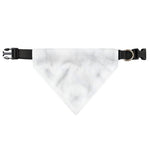 White Marble Print Over The Collar Dog Bandana