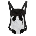 White Marble Print Pet Carrier Backpack