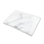 White Marble Print Pet Cooling Mat Cover