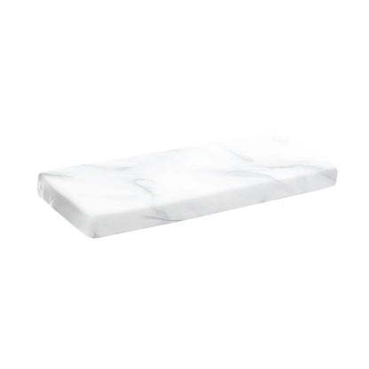 White Marble Print Piano Keyboard Cover