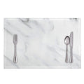 White Marble Print Placemat