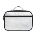 White Marble Print Portable Lunch Bag