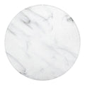 White Marble Print Round Blanket