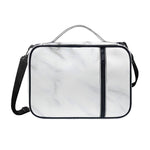 White Marble Print Shoulder Strap Bible Bag