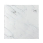 White Marble Print Silk Bandana