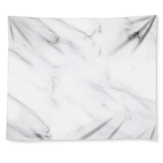 White Marble Print Tapestry