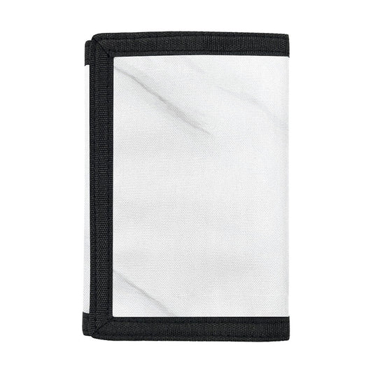 White Marble Print Trifold Wallet