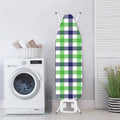 White Navy And Green Plaid Print Ironing Board Cover