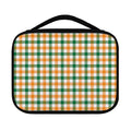 White Orange And Green Plaid Print Classic Bible Case