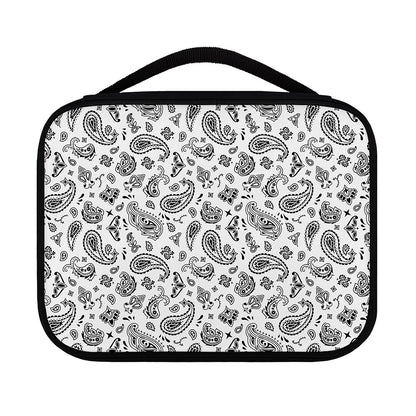 White Paisley Bandana Pattern Print Classic Bible Case