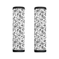 White Paisley Bandana Pattern Print Handle Covers