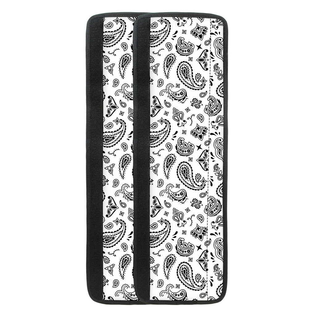 White Paisley Bandana Pattern Print Refrigerator Handle Covers