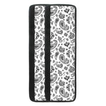 White Paisley Bandana Pattern Print Refrigerator Handle Covers