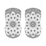 White Paisley Bandana Print Bar Stool Covers