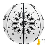 White Paisley Bandana Print Basketball