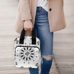 White Paisley Bandana Print Bible Tote Bag