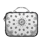 White Paisley Bandana Print Briefcase Bible Bag