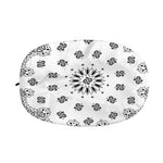 White Paisley Bandana Print Car Side Mirror Covers
