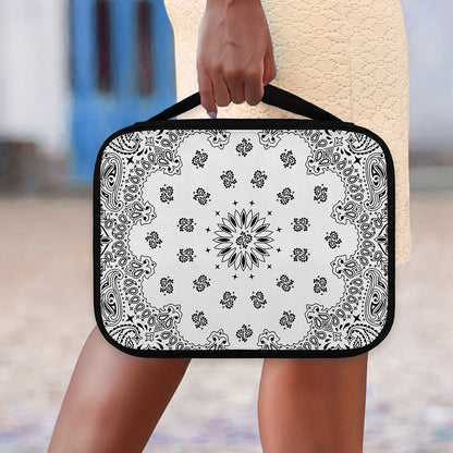 White Paisley Bandana Print Classic Bible Case