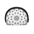 White Paisley Bandana Print Coin Purse