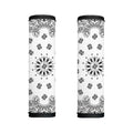White Paisley Bandana Print Handle Covers