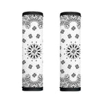 White Paisley Bandana Print Handle Covers