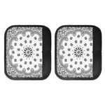 White Paisley Bandana Print Handle Covers