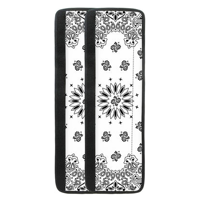 White Paisley Bandana Print Refrigerator Handle Covers
