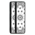 White Paisley Bandana Print Refrigerator Handle Covers