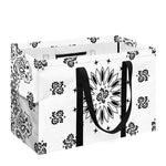 White Paisley Bandana Print Utility Tote Bag