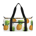 White Pineapple Pattern Print Gym Bag