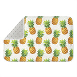 White Pineapple Pattern Print Indoor Door Mat