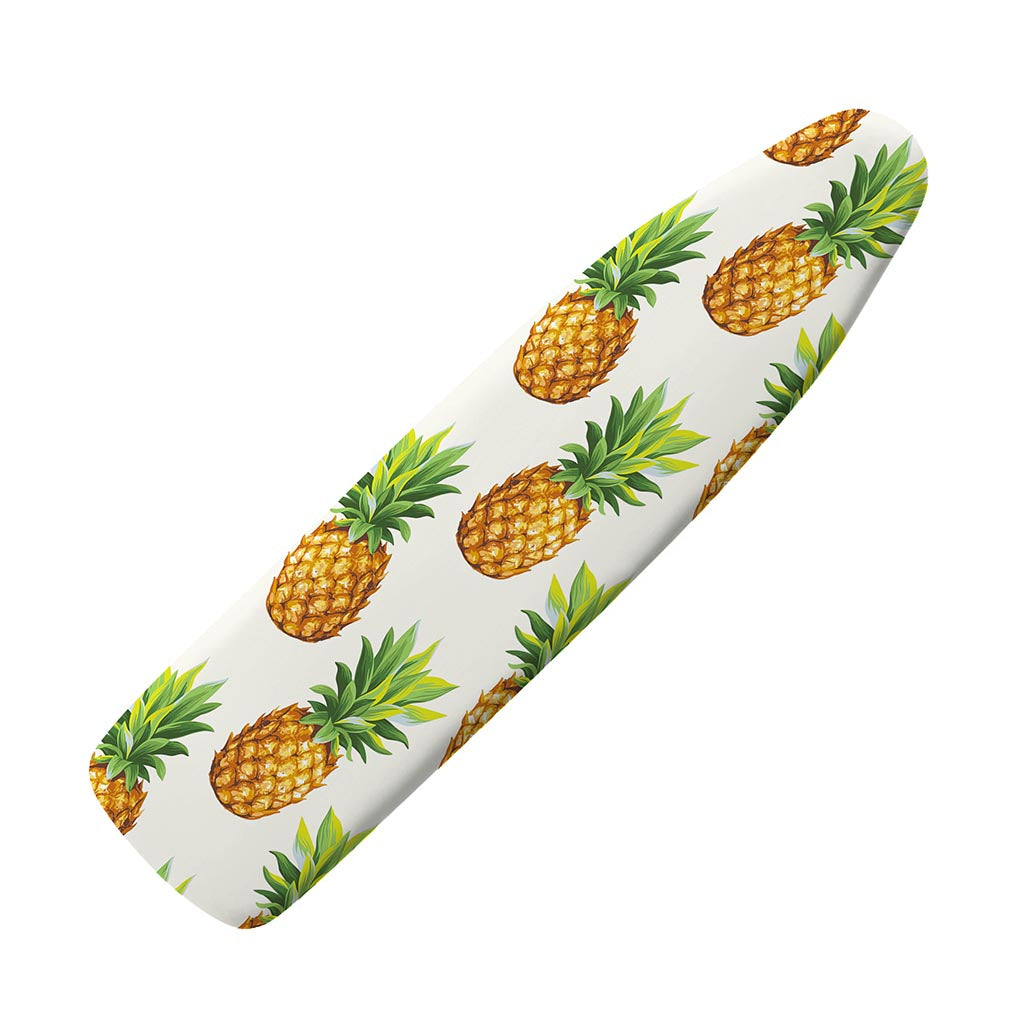 White Pineapple Pattern Print Ironing Board Cover