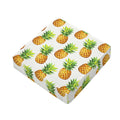 White Pineapple Pattern Print Outdoor Seat Cushion Cover