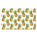 White Pineapple Pattern Print Polyester Doormat