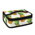 White Pineapple Pattern Print Small Lunch Bag
