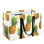 White Pineapple Pattern Print Utility Tote Bag